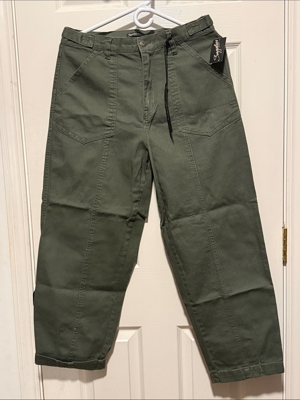 Signature Olive Utility Cargo Jeans